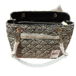 Kate Spade Black and Gray Tweed Mini Bag